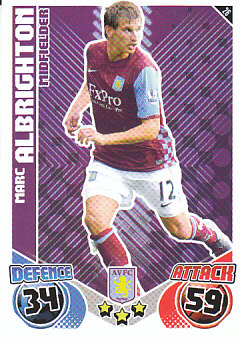 Marc Albrighton Aston Villa 2010/11 Topps Match Attax #26